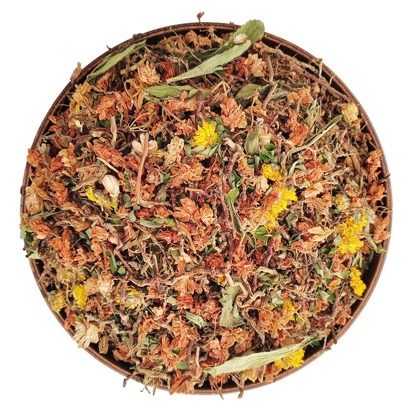 广西特产茉莉花鸡骨草菊花熬夜凉茶清火养肝护肝养生茶罗汉果花茶
