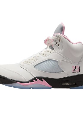 JORDAN耐克男鞋AJ5粉白复刻运动鞋中帮复古休闲篮球鞋HQ7978-102