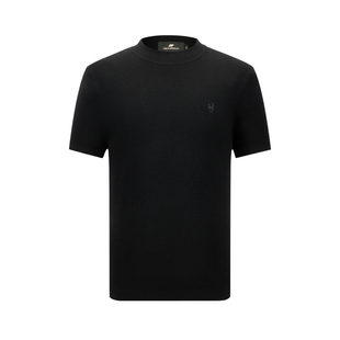 MENHARDUM/蔓哈顿秋季新品半高领短袖羊毛衫绵羊毛纯羊毛针织衫男