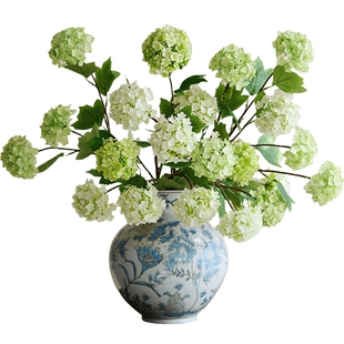 南十字星 木绣球仿真花高品质逼真绢花假花摆设客厅插花家居装饰