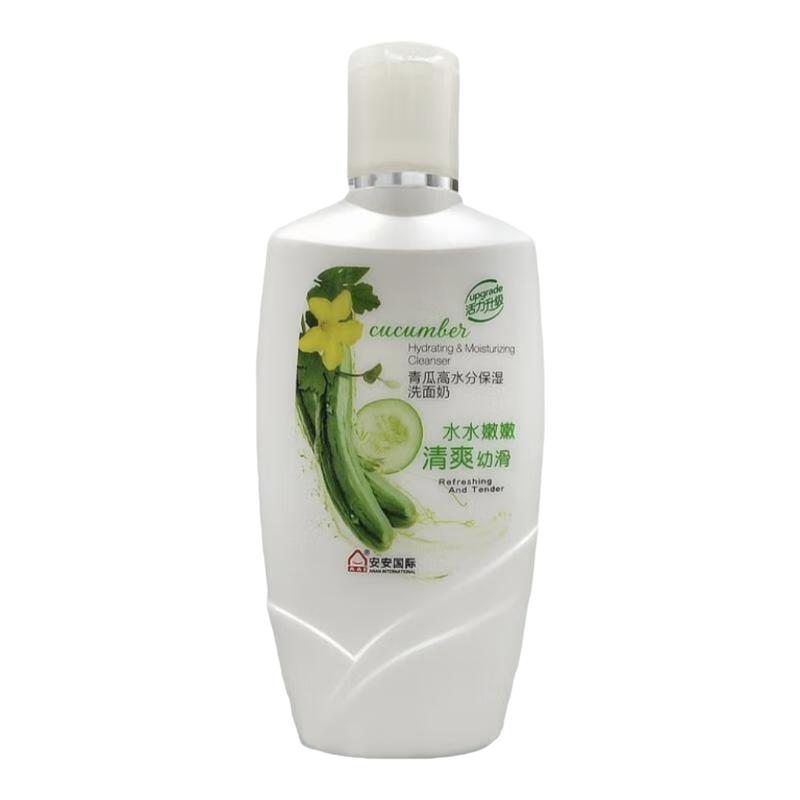 安安金纯青瓜保湿补水洁面乳