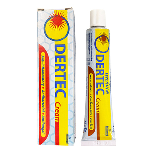 泰国DERTEC皮炎软膏原装真菌皮癣湿疹细菌感染抗炎抑菌牛皮癣药膏