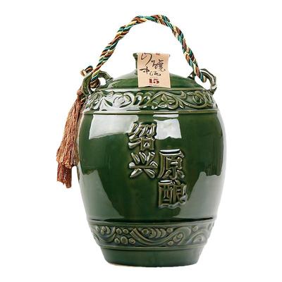 安稳十五年陈绍兴花雕陶坛3斤装
