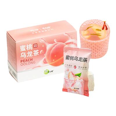 茶乐蛙蜜桃乌龙水果茶冻干茶冷泡