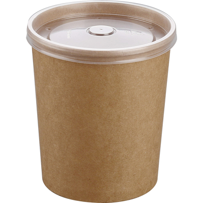 一次性牛皮纸外卖打包沙拉汤碗