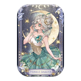 上新款第伍人格舞女长方形徽章胸针吧唧生日系列自印谷子游戏周边