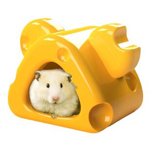 宠尚天仓鼠陶瓷窝金丝熊躲避小窝夏天冰屋降温用品花枝鼠睡房散热
