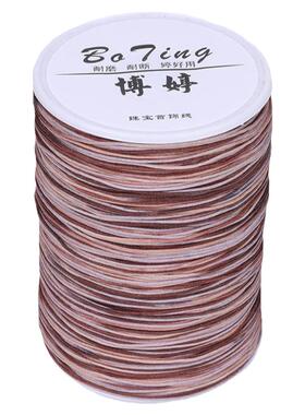 72号段染玉线500米diy手链五色渐变吊坠端午节手绳编织加密锦纶线