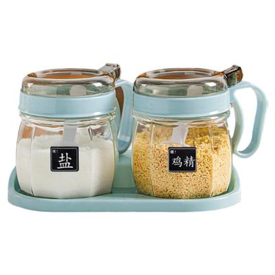 密封厨房玻璃调味瓶罐套装