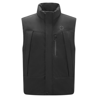 森马防风三防外套立领羽绒马甲男