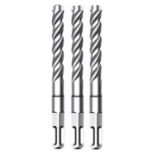 方大王6.8.10.12.14.16三刃冲击钻电锤钻头圆柄过墙方柄四坑