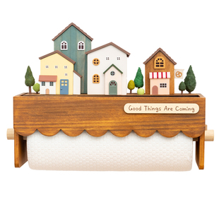 阿楹 卷纸湿巾厨房纸巾壁挂架保鲜袋卫生间悬空隔板置物架收纳柜