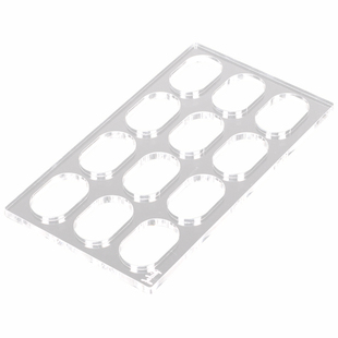 法式白色恋人巧克力定型模具亚克力瓦片酥家用饼干水果条制作工具