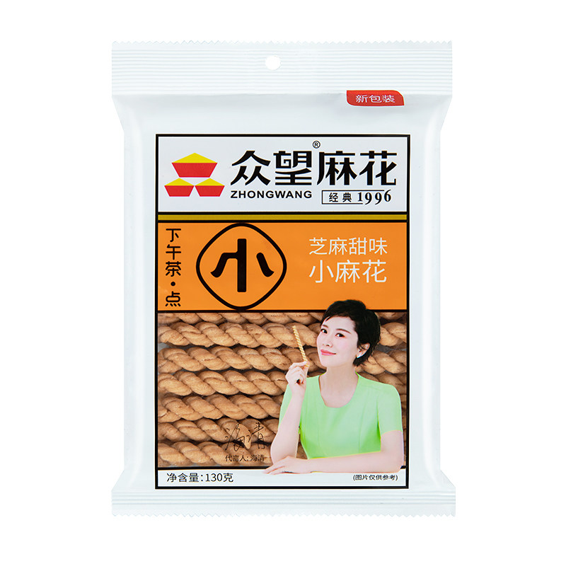 众望112g袋装芝麻味传统糕点