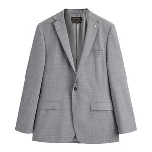 【西服套装】太平鸟男装男士含羊毛面试结婚西服休闲单排扣便服