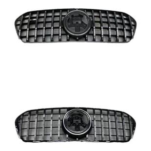 适用于15-24奔驰GLE350中网改装星空格栅竖条GLS450包围W167尾唇