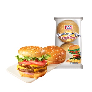 曼可顿芝麻仔汉堡胚汉堡包面包胚家庭DIY儿童早餐营养健康便利