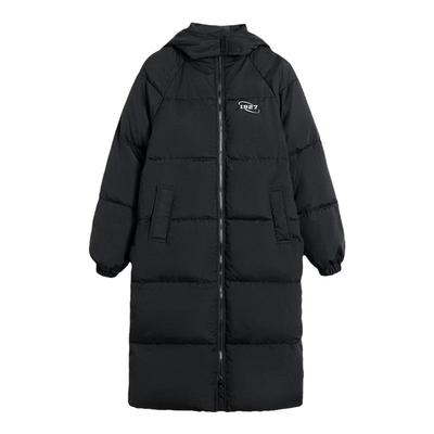 回力长款羽绒棉服女2025冬季外套