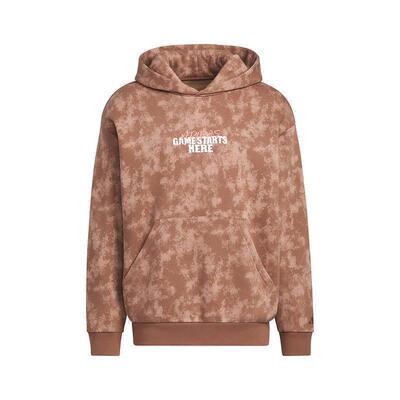 Adidas阿迪达斯男装2025冬季新款GSH HOODIE加绒连帽卫衣KC2781