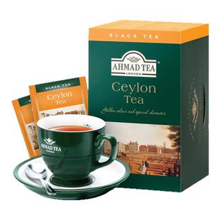 原装进口 英国ahmad tea 亚曼锡兰红茶20入袋泡 下午茶风味茶烘焙