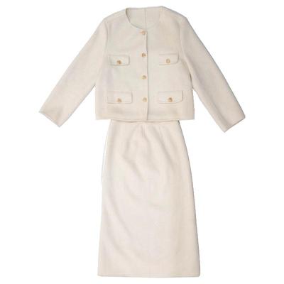 时光裁剪小香风敬酒服两件套长裙