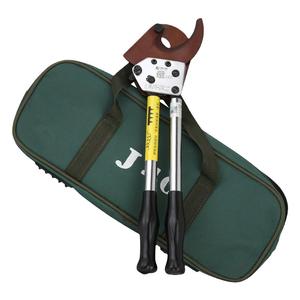 藤原电缆剪棘轮齿轮式断线钳进口专用剪刀剪线钳钢绞线手动绞线剪