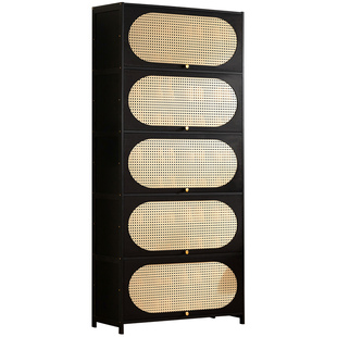 鞋架子多层家用门口入户鞋柜出租房简易带门防尘好看置物室内收纳