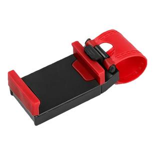 汽车方向盘手机夹车载手机支架车用便携式手机夹支架固定多种颜色