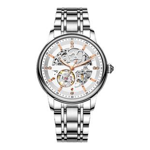 上海手表男款国民系列镶钻镂空自动上链时尚运动机械表8855