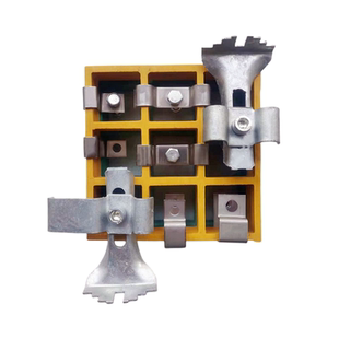 玻璃钢格栅卡子304/201MLC型安装夹钢格栅卡扣固定夹链接器标准件