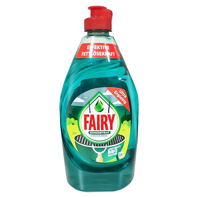 德国进口Fairy食品级浓缩洗洁精洗碗液不伤手家用餐具果蔬洗涤剂