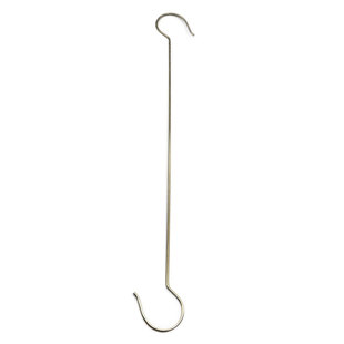 加长不锈钢S钩厨房水管挂勾服装店S形挂衣钩花盆吊兰绿萝展具挂钩