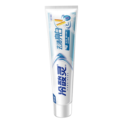 冷酸灵牙膏双重抗敏感去渍亮白否