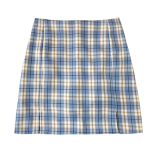 大码学院风防走光显瘦jk半身裙胖mm高腰包臀裙a字裙bm格子短裙子