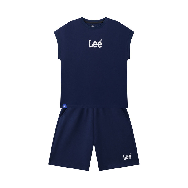 Leekids夏季男童透气两件套