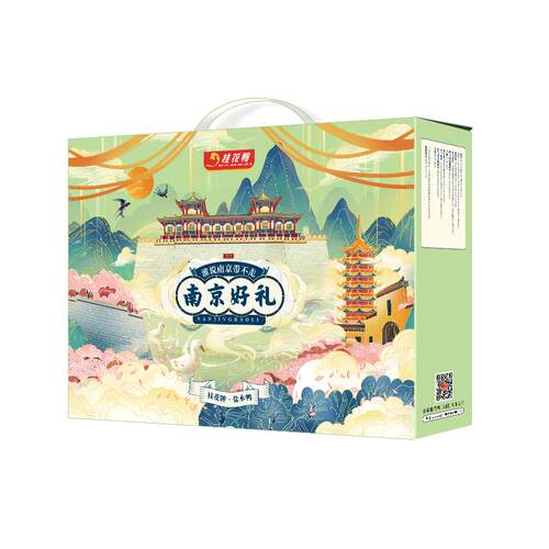 桂花鸭南京好礼1000g伴手礼盒特产正宗盐水鸭卤味熟食江苏老字号