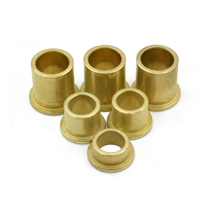 粉末冶金含油轴承法兰带边台阶肩型铜套内径4 5 6 8 10 12mm14-30