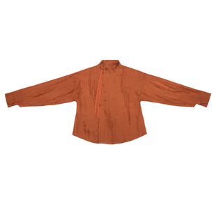 谜阿凰【百搭小黑裙】显瘦秋季半身裙汉元素衬衫上衣女款日常宽松