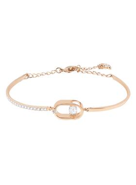 Swarovski/施华洛世奇正品手链玫瑰金色跳动的心女士手镯5472382