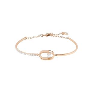 Swarovski/施华洛世奇正品手链玫瑰金色跳动的心女士手镯5472382