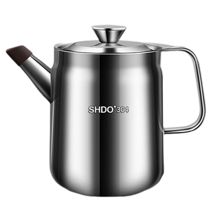 德国膳大皇304不锈钢滤油壶家用厨房防漏储油罐带滤网过滤油渣壶