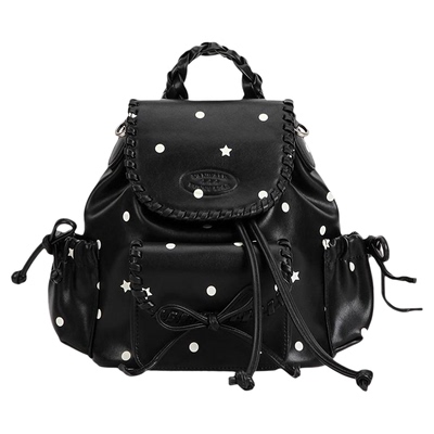 VANWALK/出走小众波点女生双肩包