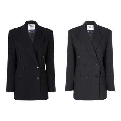 LYNEE【黑标 权力红毯西装】Nobility100羊毛西装套装/通勤西裤女