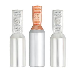 DTD紫铜插针空开冷压接线端子C45插片断路器铜铝过渡线鼻子接头