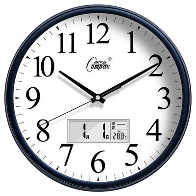 【品牌推荐】康巴丝静音挂钟