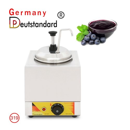 商用酱料保温挤压器 单头按压嘴头咖喱酱器 3L挤压单头泵头恒温器