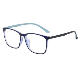 黑框大脸近视眼镜男款加宽配度数防蓝光变色磨砂黑武士眼睛大框架