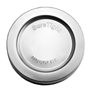 梅森杯盖Ball梅森瓶盖密封盖食品级316不锈钢储物盖公鸡SureTight