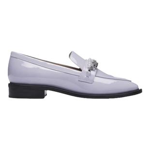 SW PEARLDROP LOAFER 夏季方跟珍珠装饰乐福鞋一脚蹬小皮鞋女