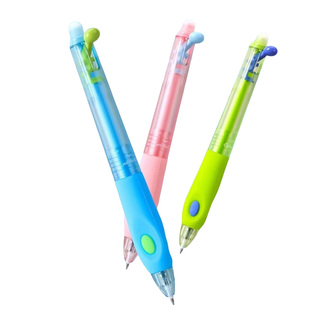 晨光可擦笔小学生专用三年级优握正姿气垫握热可擦笔黑色高颜值侧推可擦写热敏魔力擦女热可擦晶蓝墨蓝笔